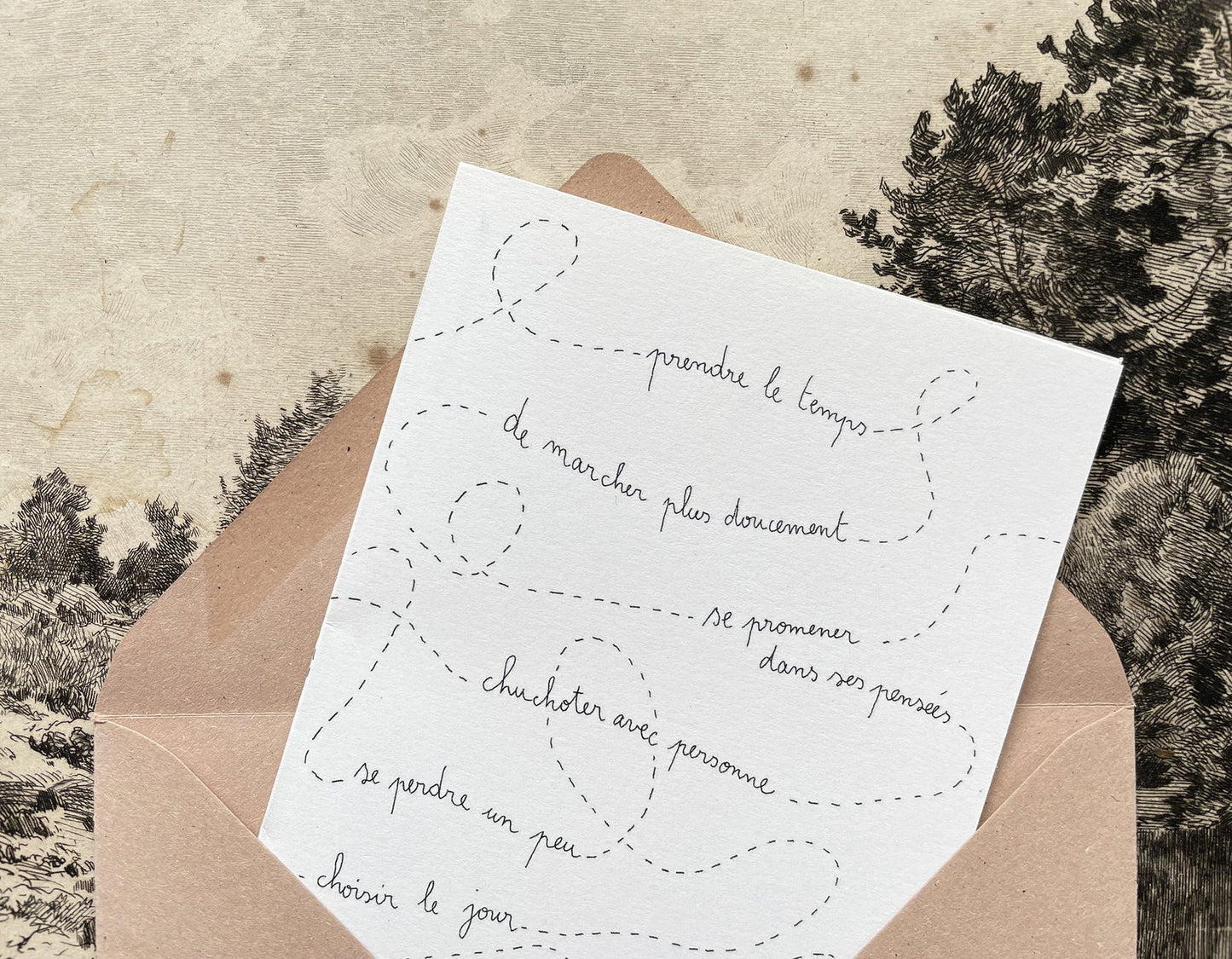 Cartes postales - Papillonnage