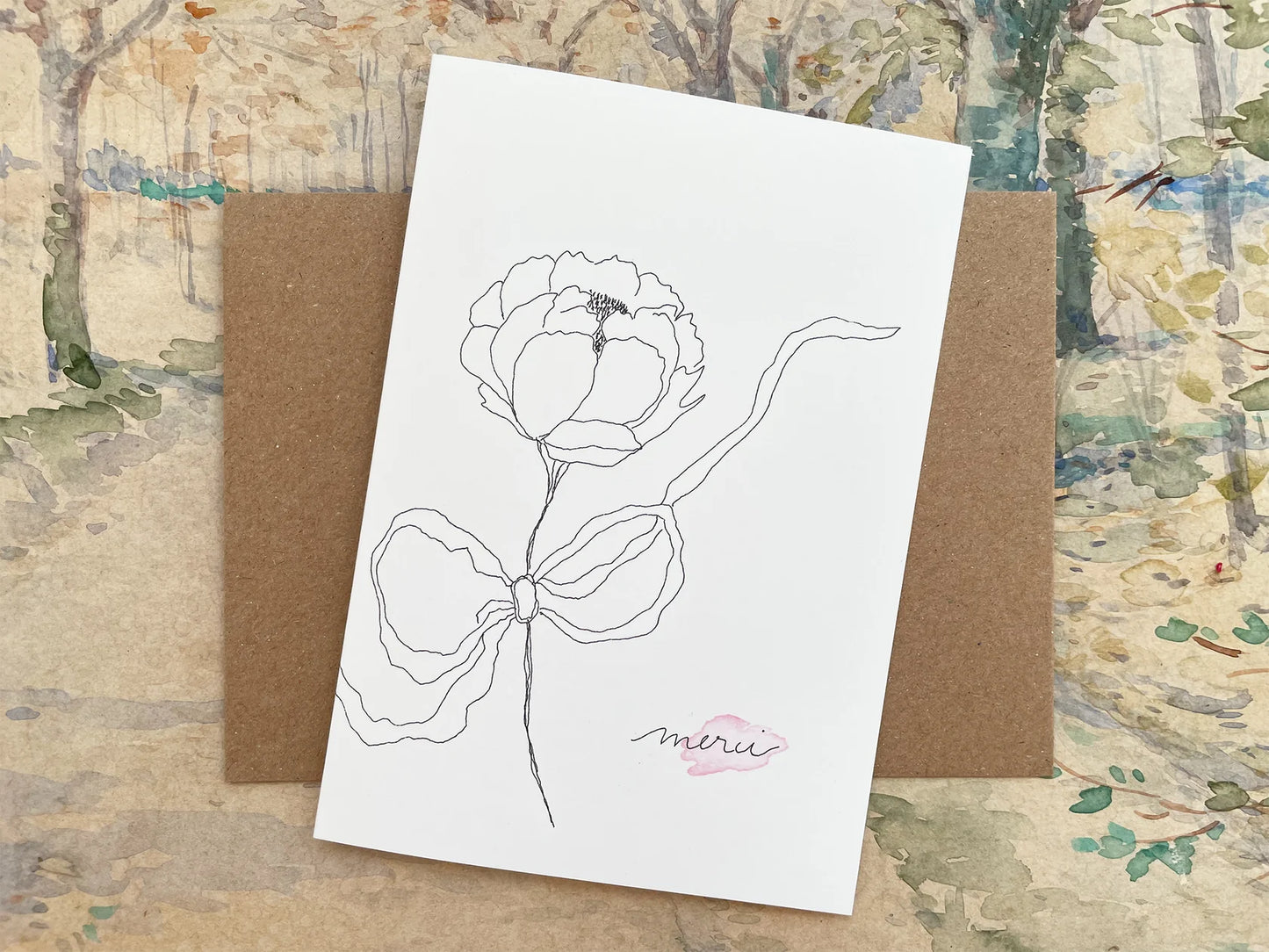 Cartes postales - Papillonnage