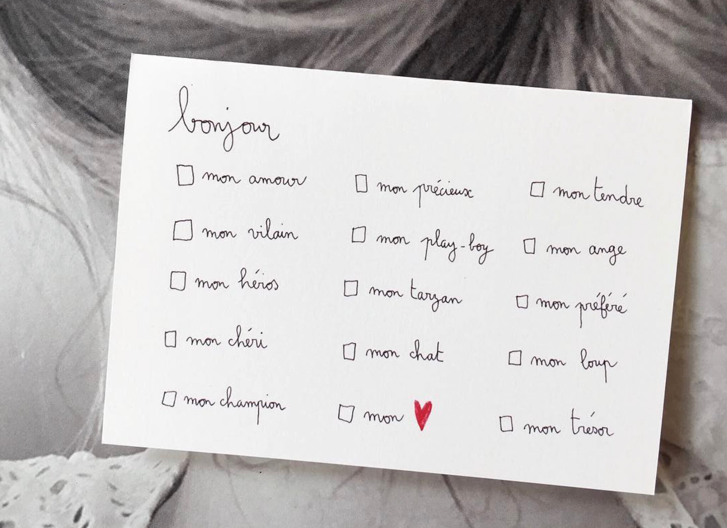 Cartes postales - Papillonnage