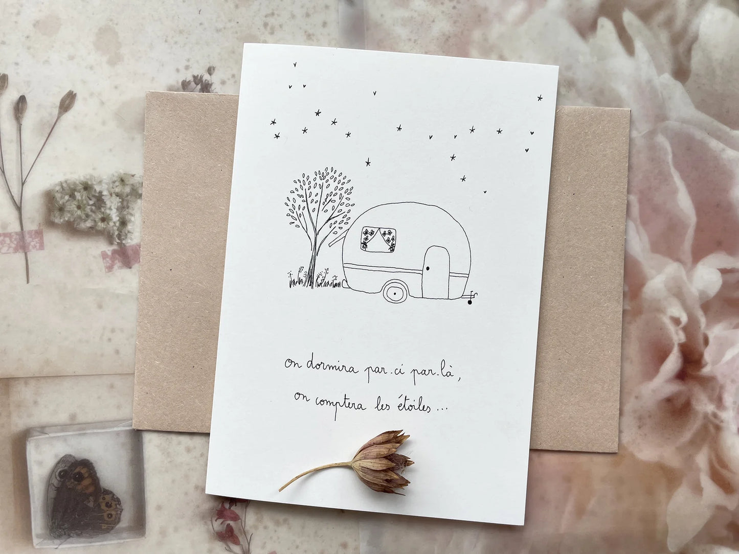 Cartes postales - Papillonnage