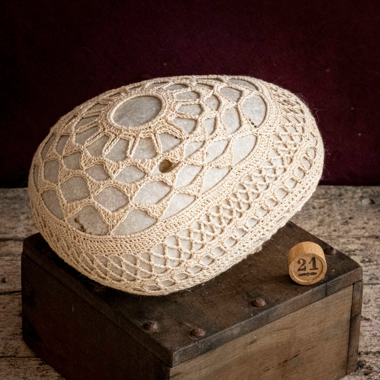 Galets en dentelle