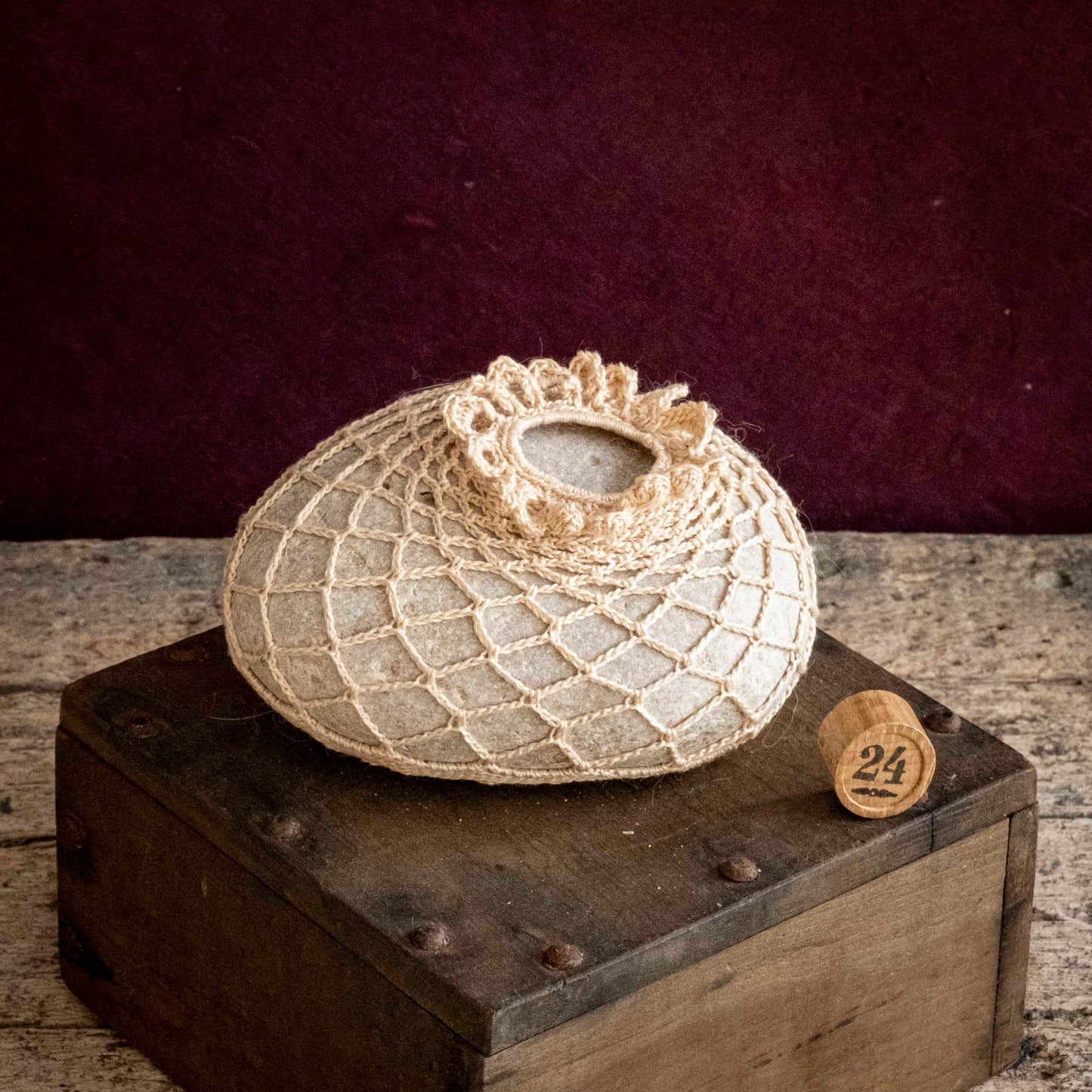 Galets en dentelle