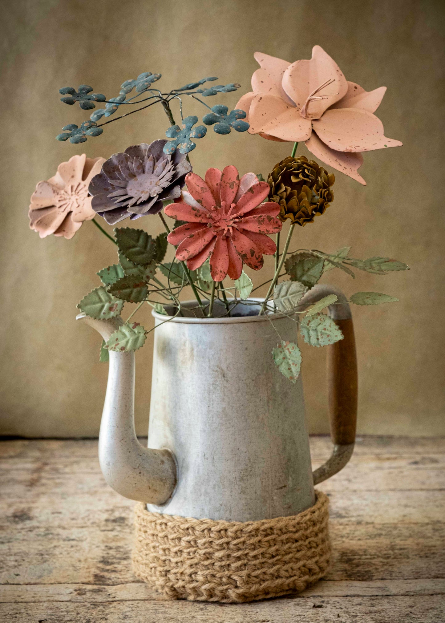 Fleurs en métal