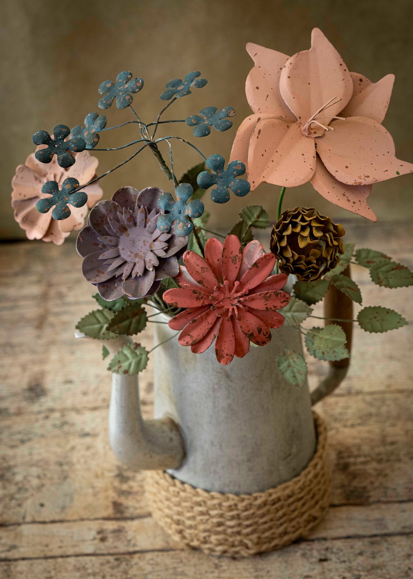 Fleurs en métal