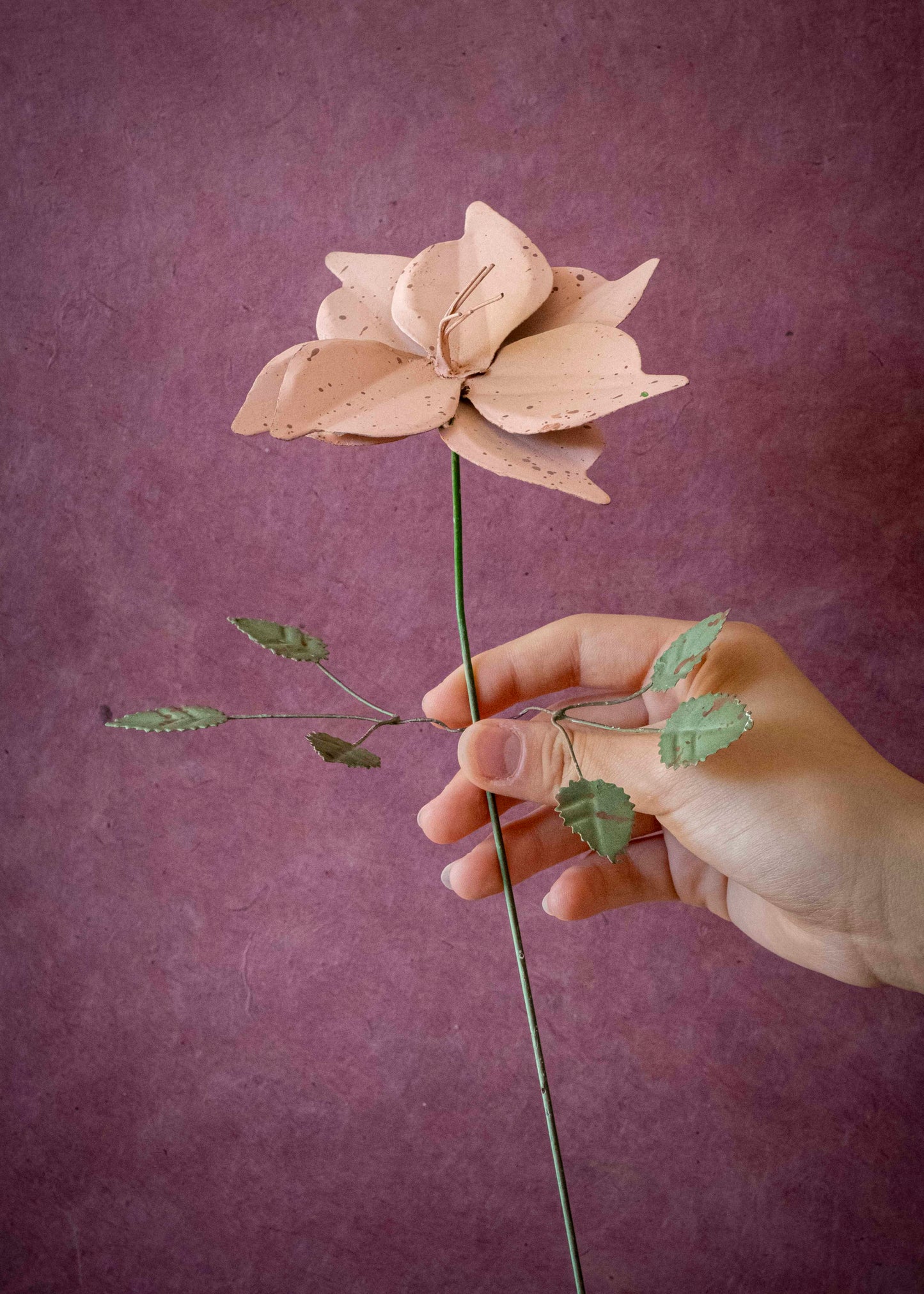 Fleurs en métal