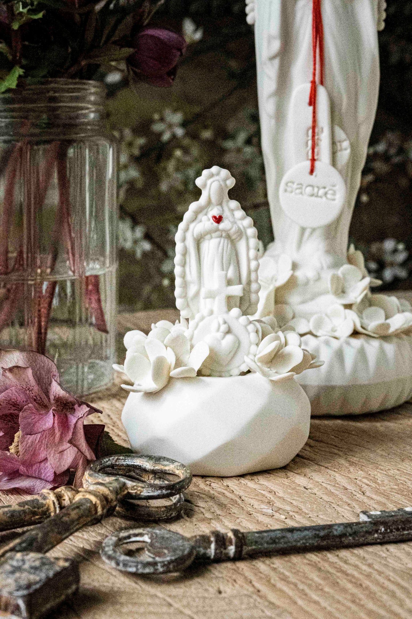 Mini vierge - Sacré cœur