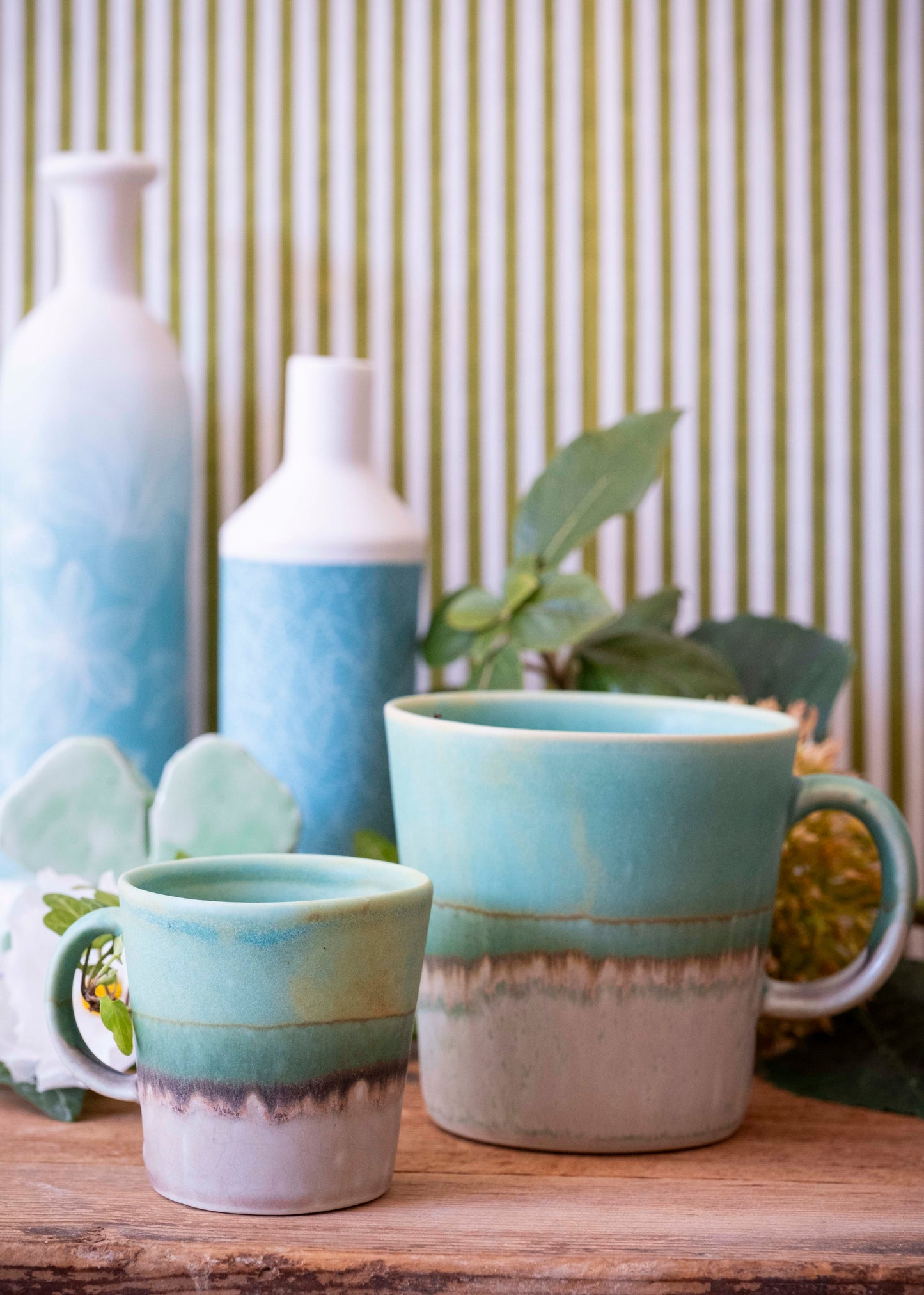 Mug bicolore - Vert, vert clair