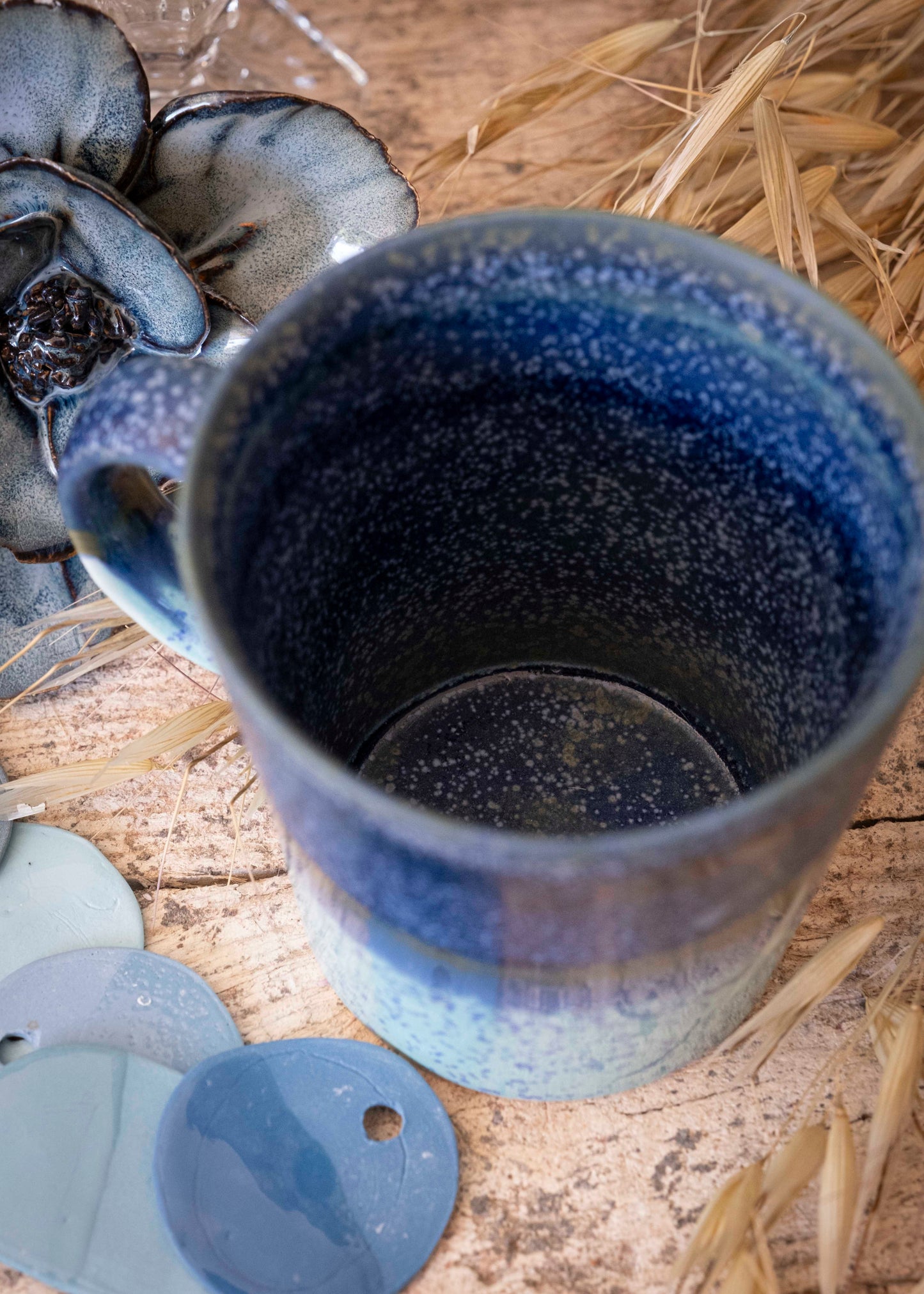 Mug bicolore - Bleu nuit, bleu ciel