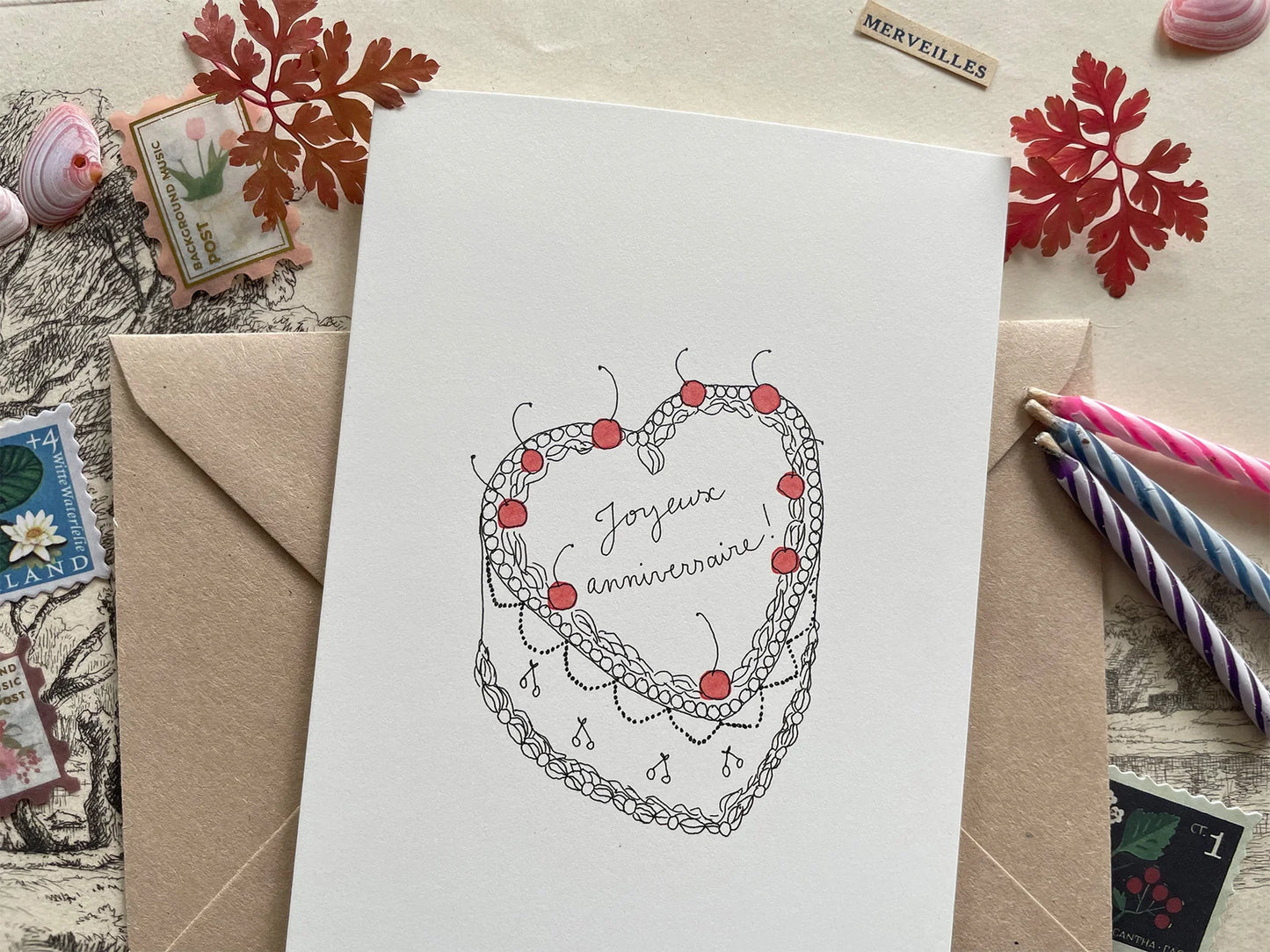 Cartes postales - Papillonnage