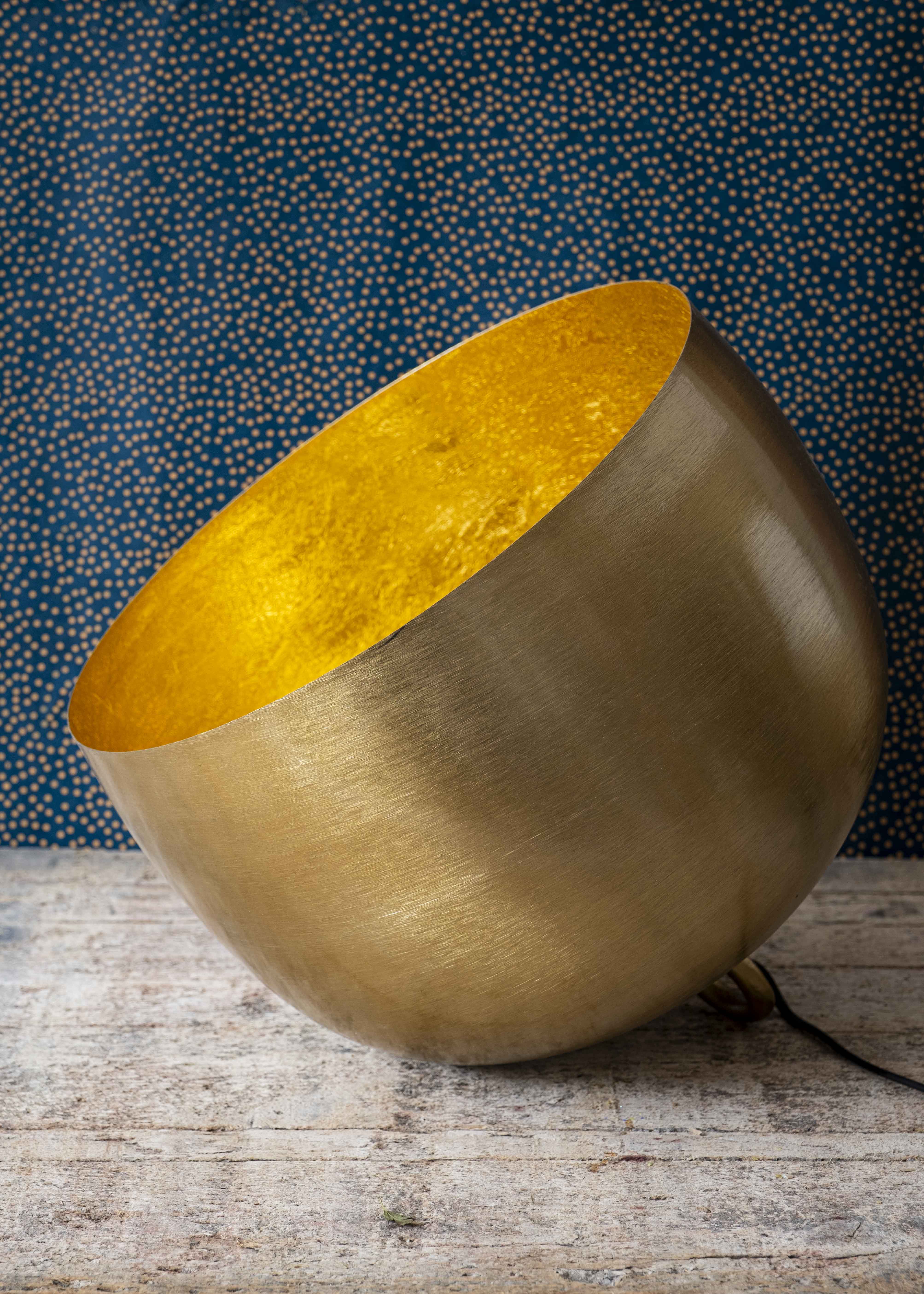 Luminaire Halo doré