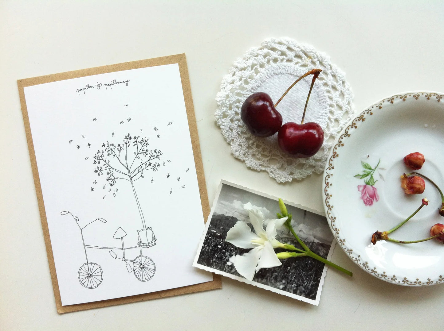 Cartes postales - Papillonnage