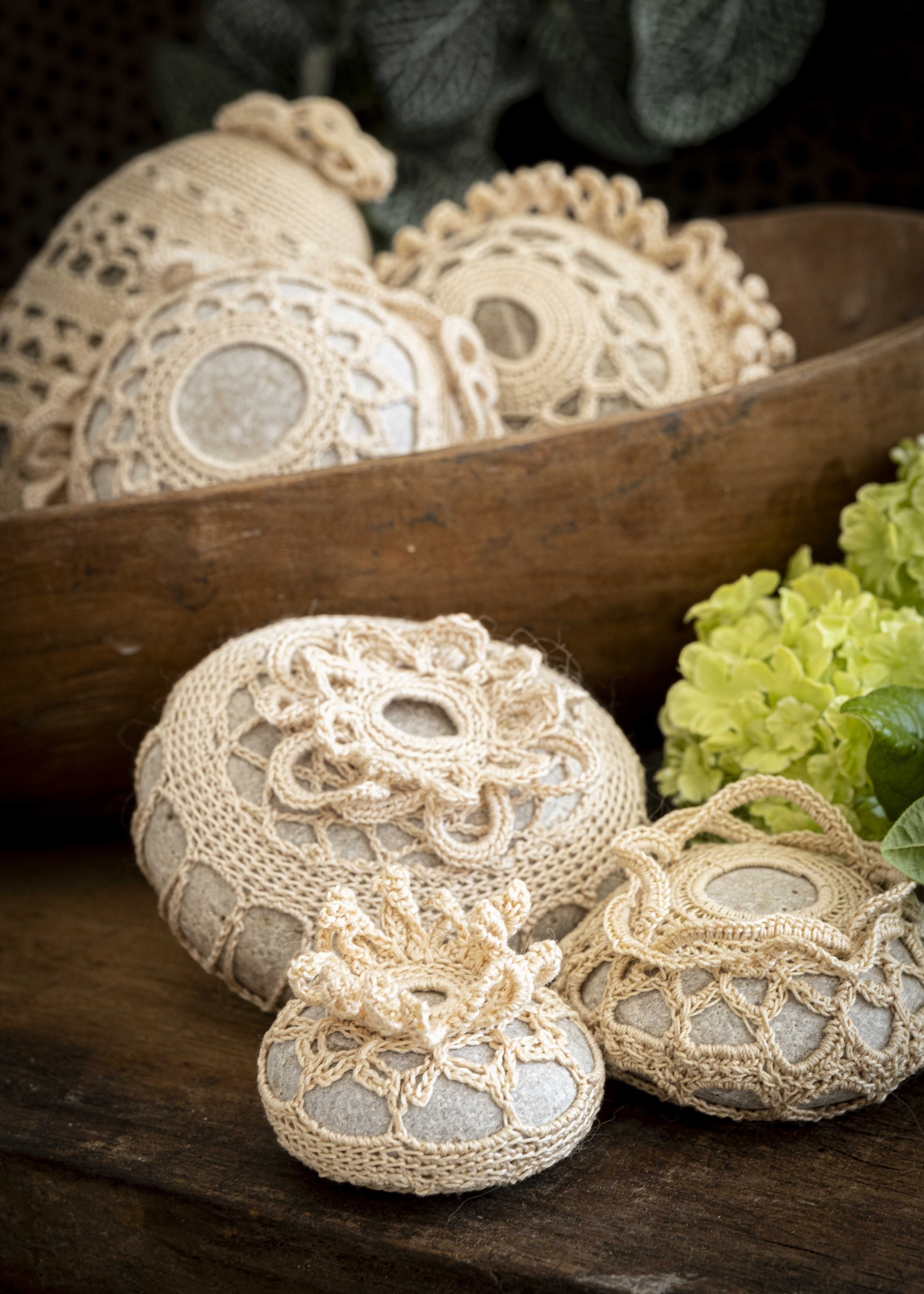 Galets en dentelle