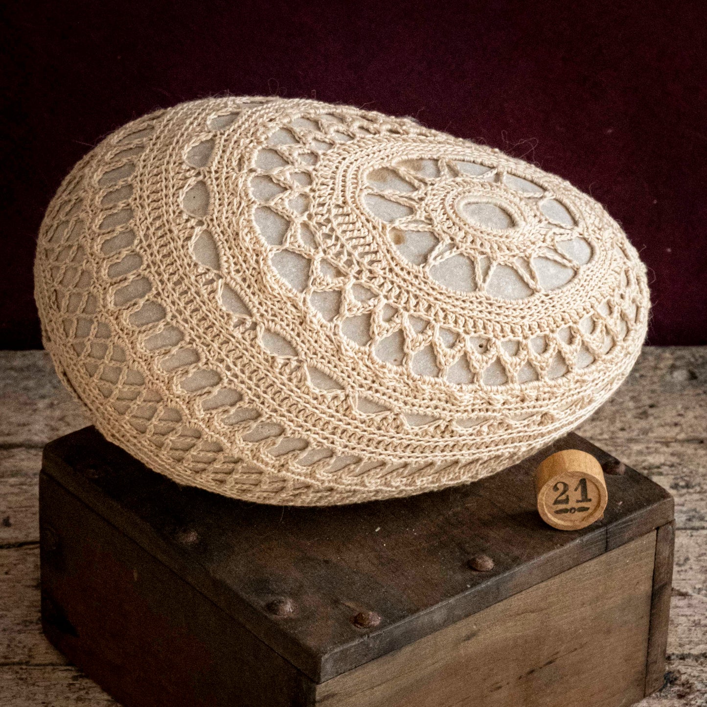 Galets en dentelle