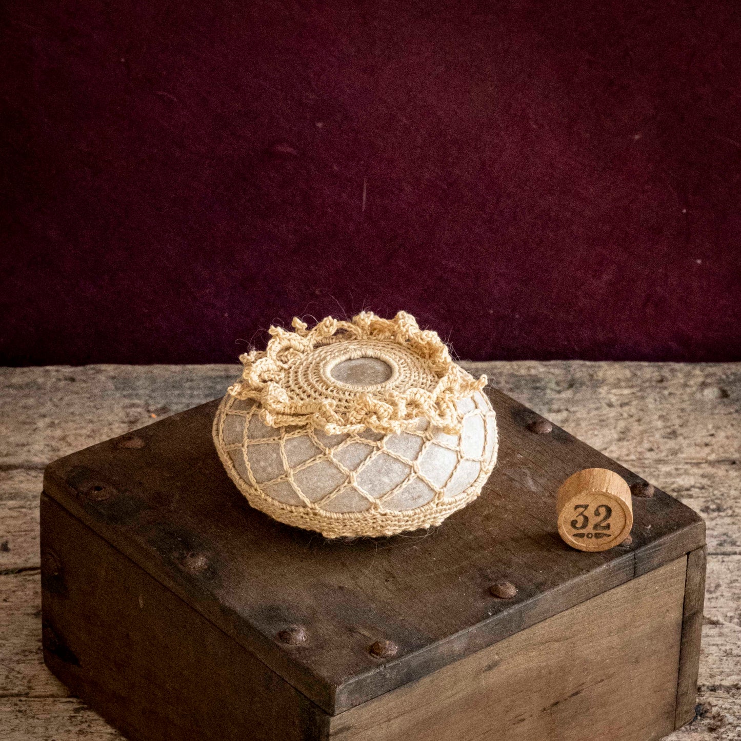 Galets en dentelle
