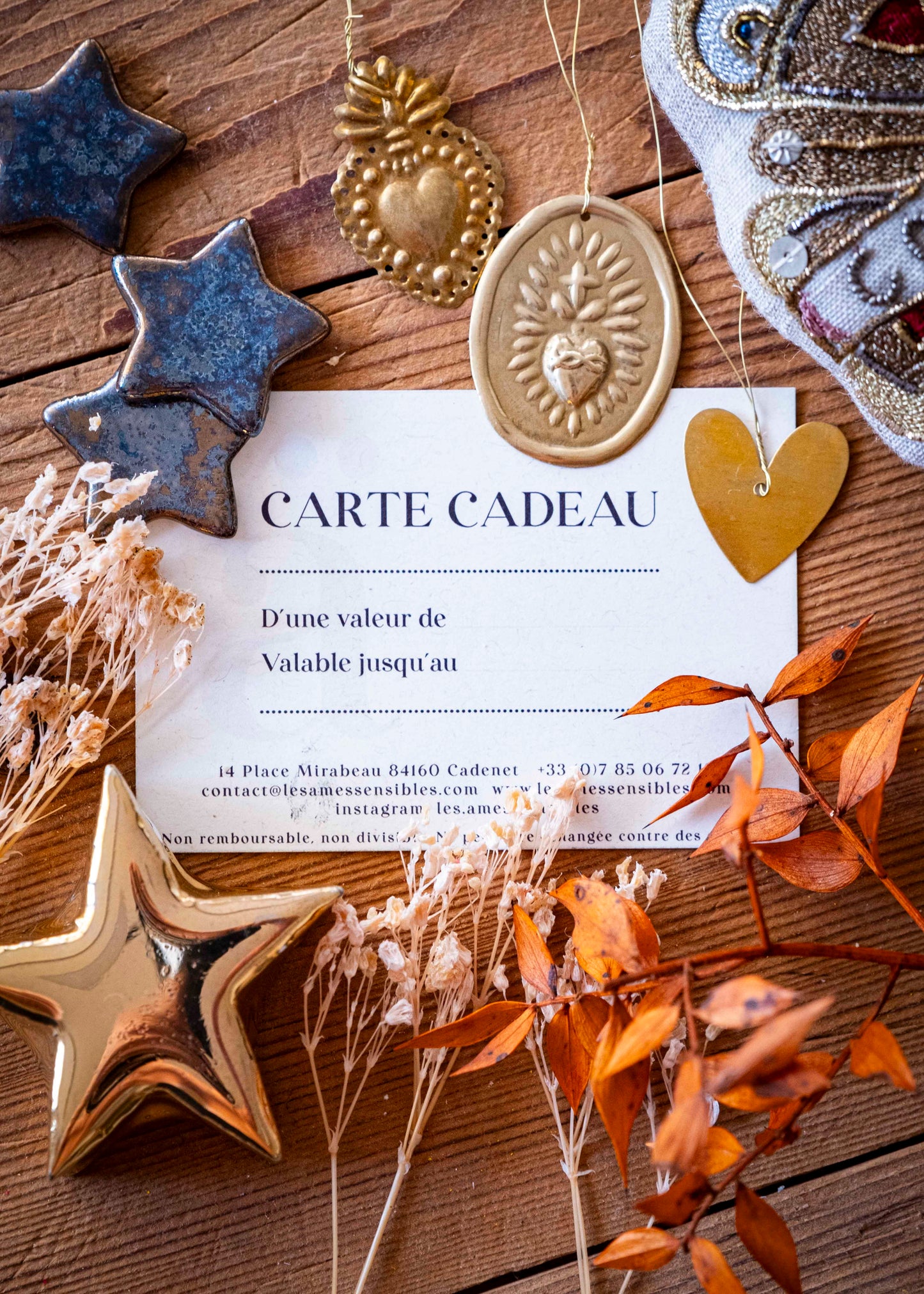 Carte cadeau Les âmes sensibles