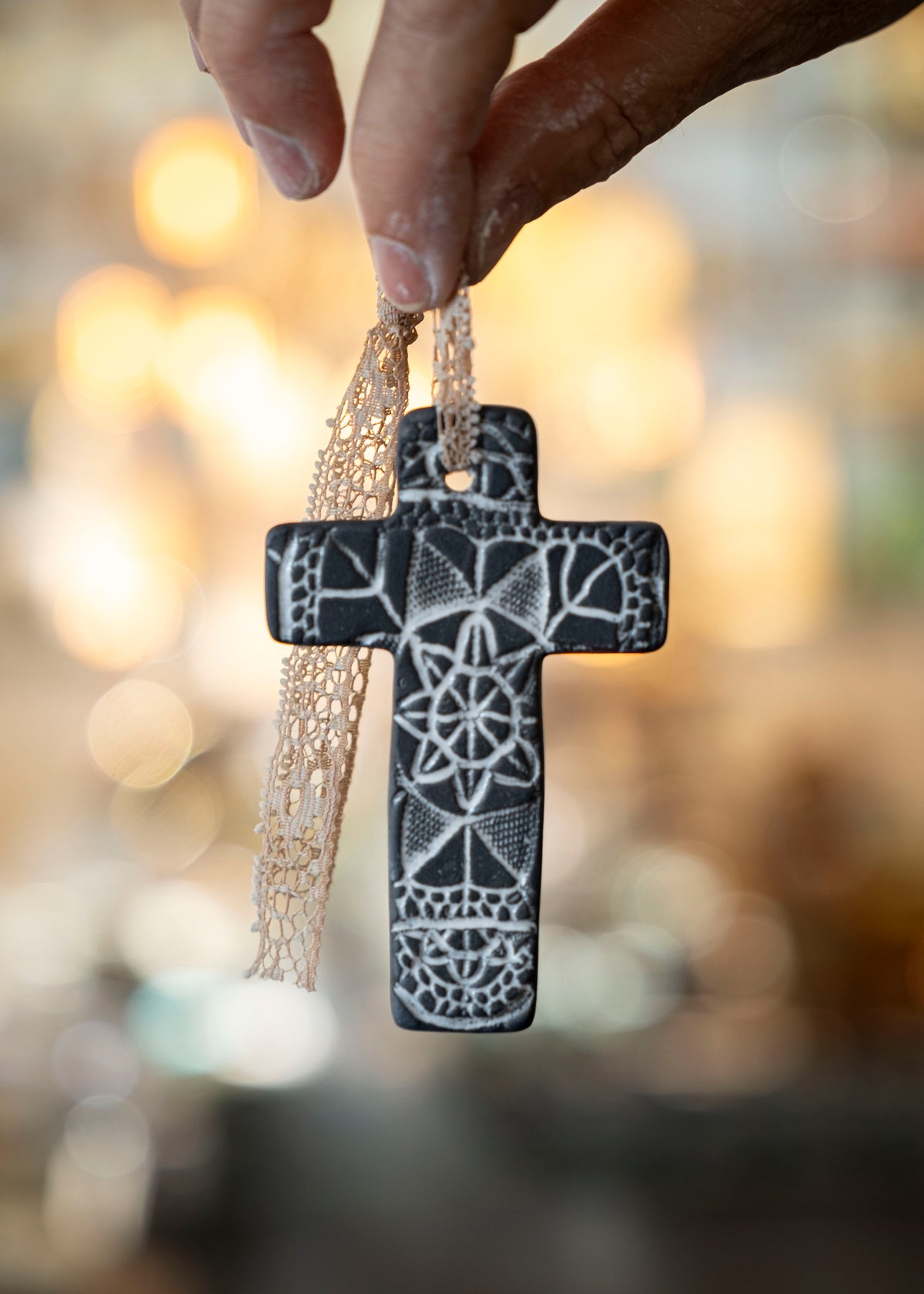 Croix dentelle