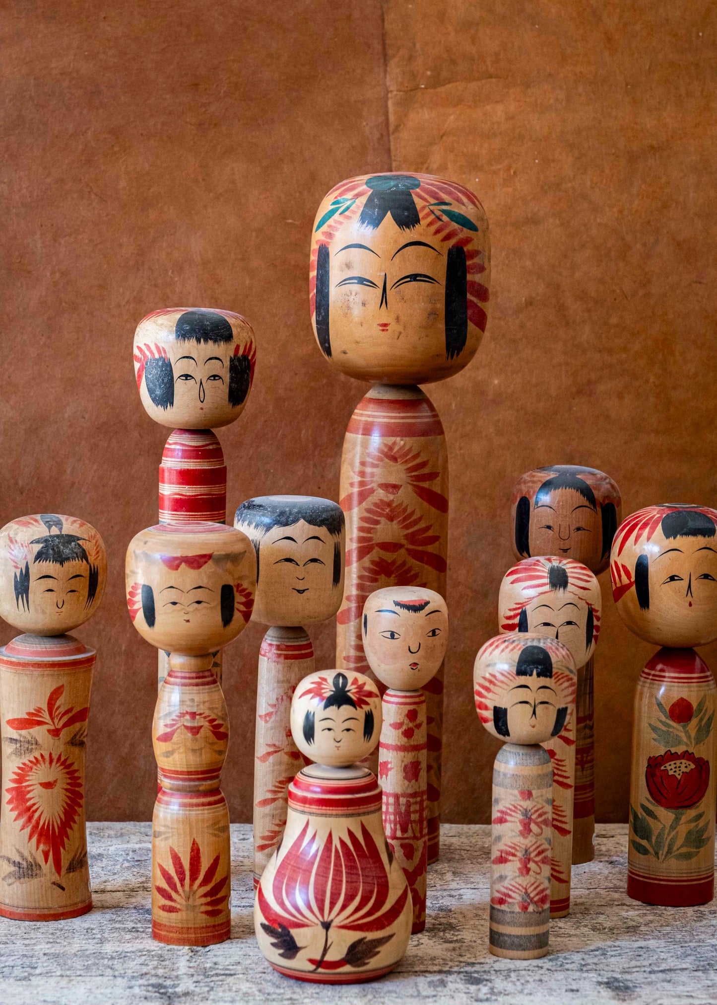 Poupées Kokeshi