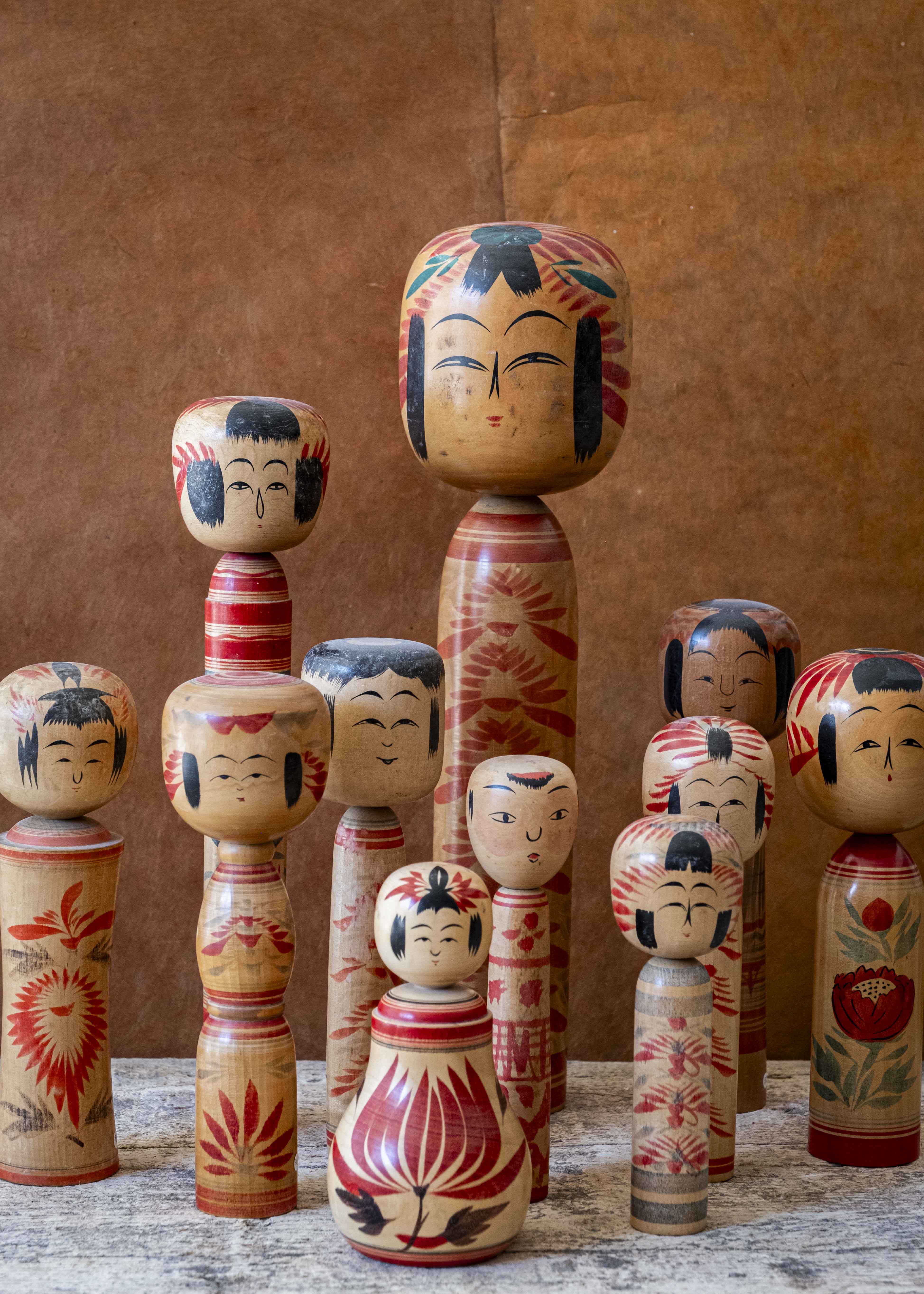 Poupées Kokeshi