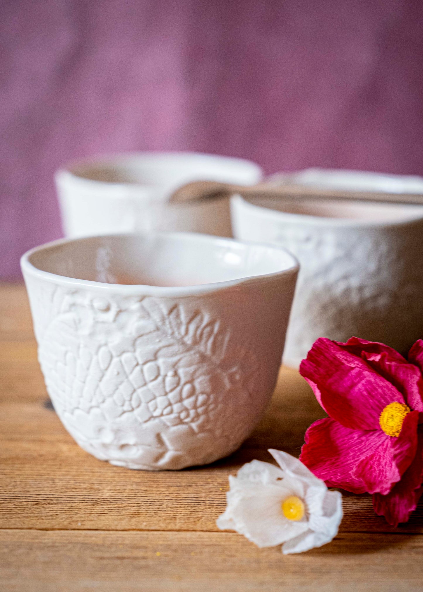 Petite tasse dentelle