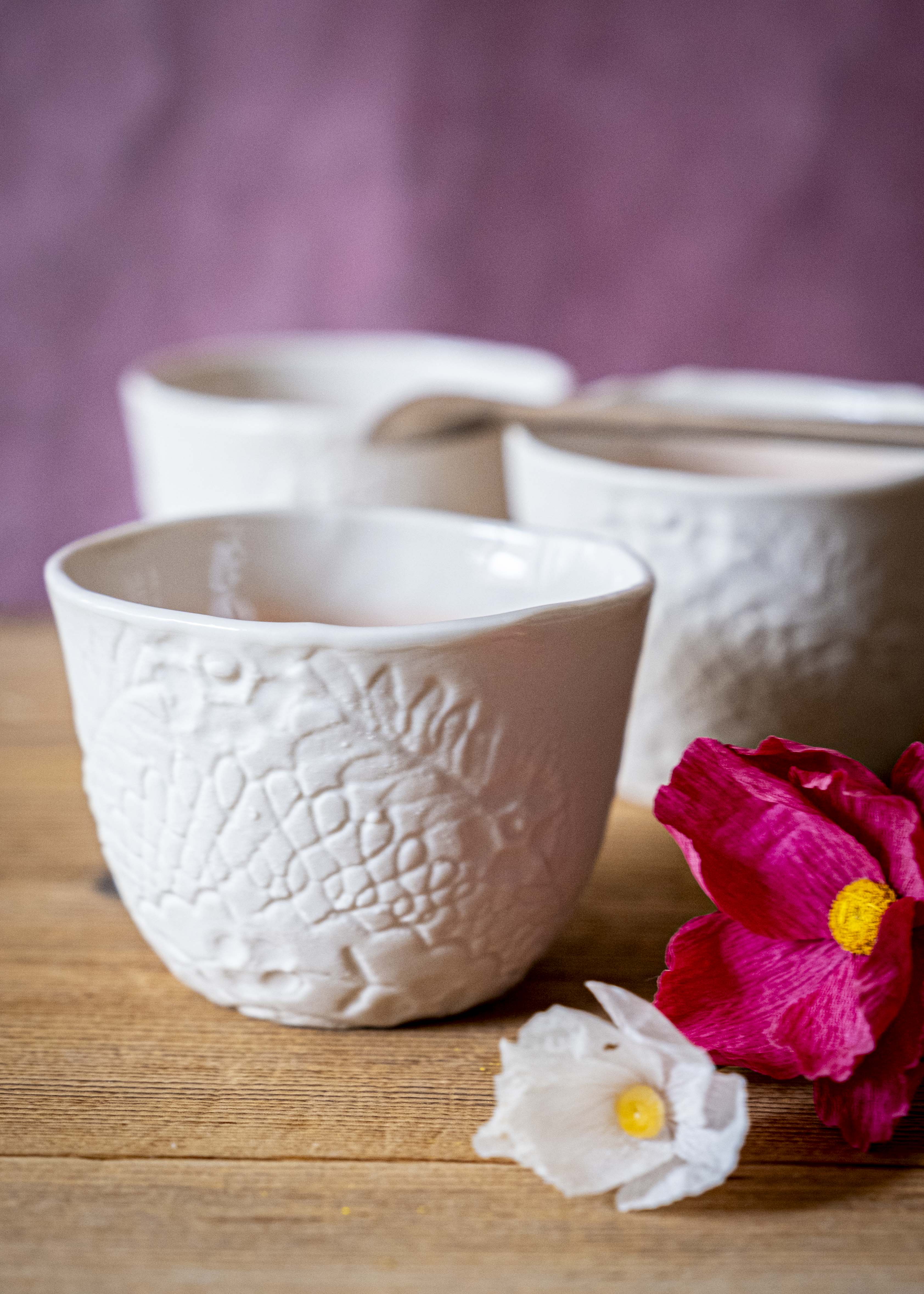 Petite tasse dentelle