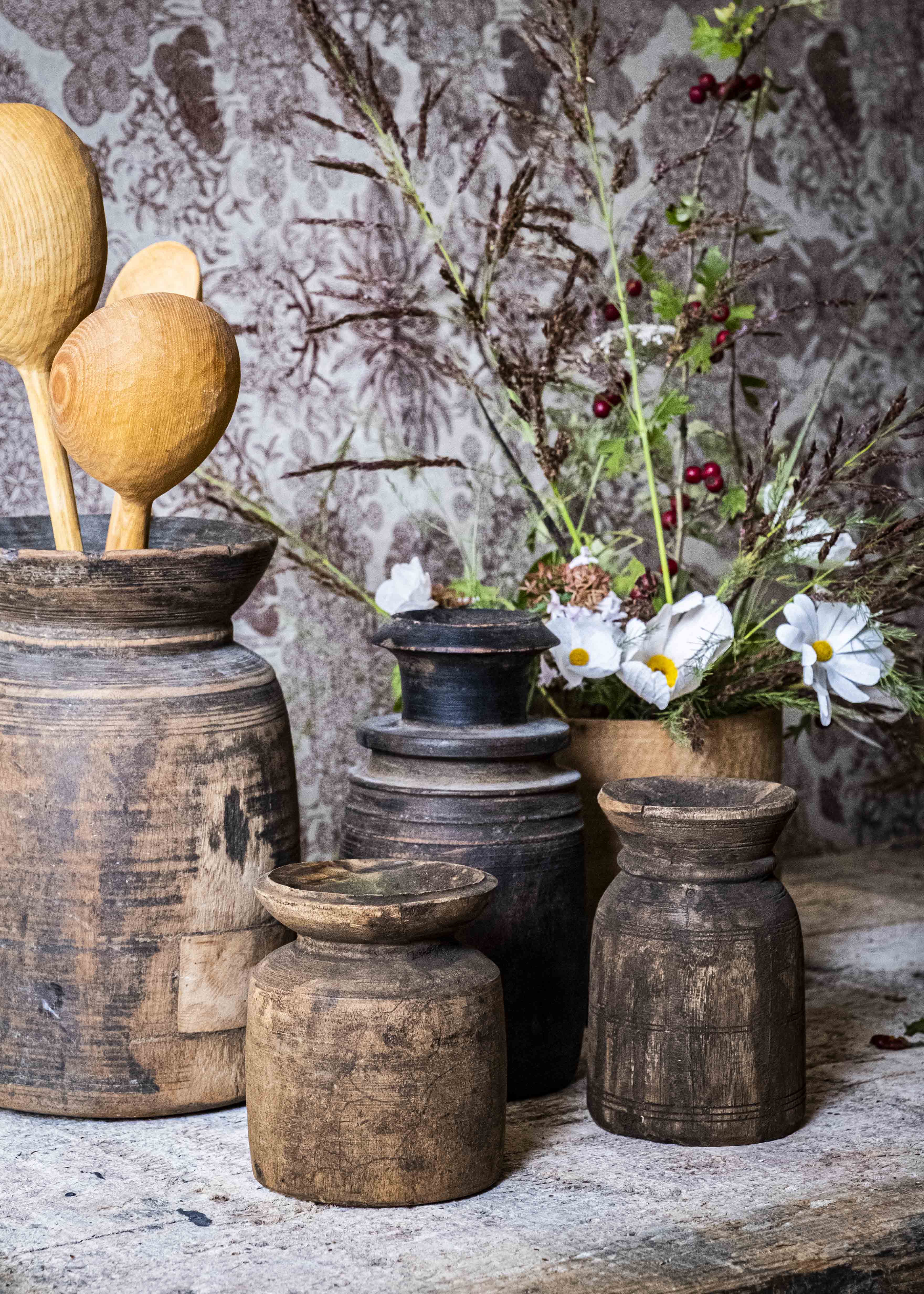 Pots en bois