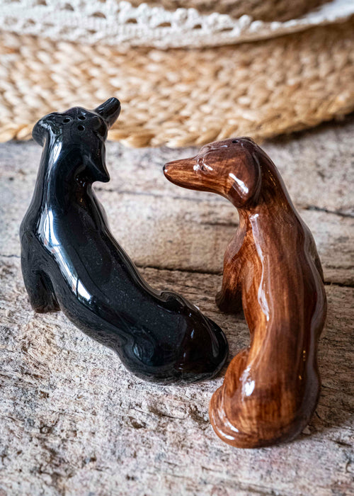 Charger l&#39;image 1 dans la galerie. Les teckels - sel & poivre