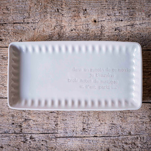 Charger l'image 1 dans la galerie. Rosalie - Plat rectangulaire