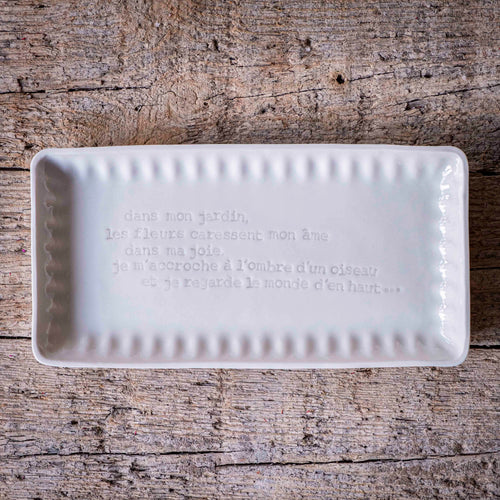 Charger l'image 1 dans la galerie. Rosalie - Plat rectangulaire