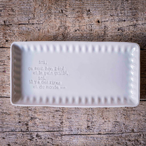 Charger l'image 1 dans la galerie. Rosalie - Plat rectangulaire