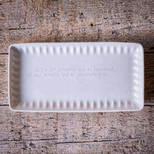 Charger l'image 1 dans la galerie. Rosalie - Plat rectangulaire