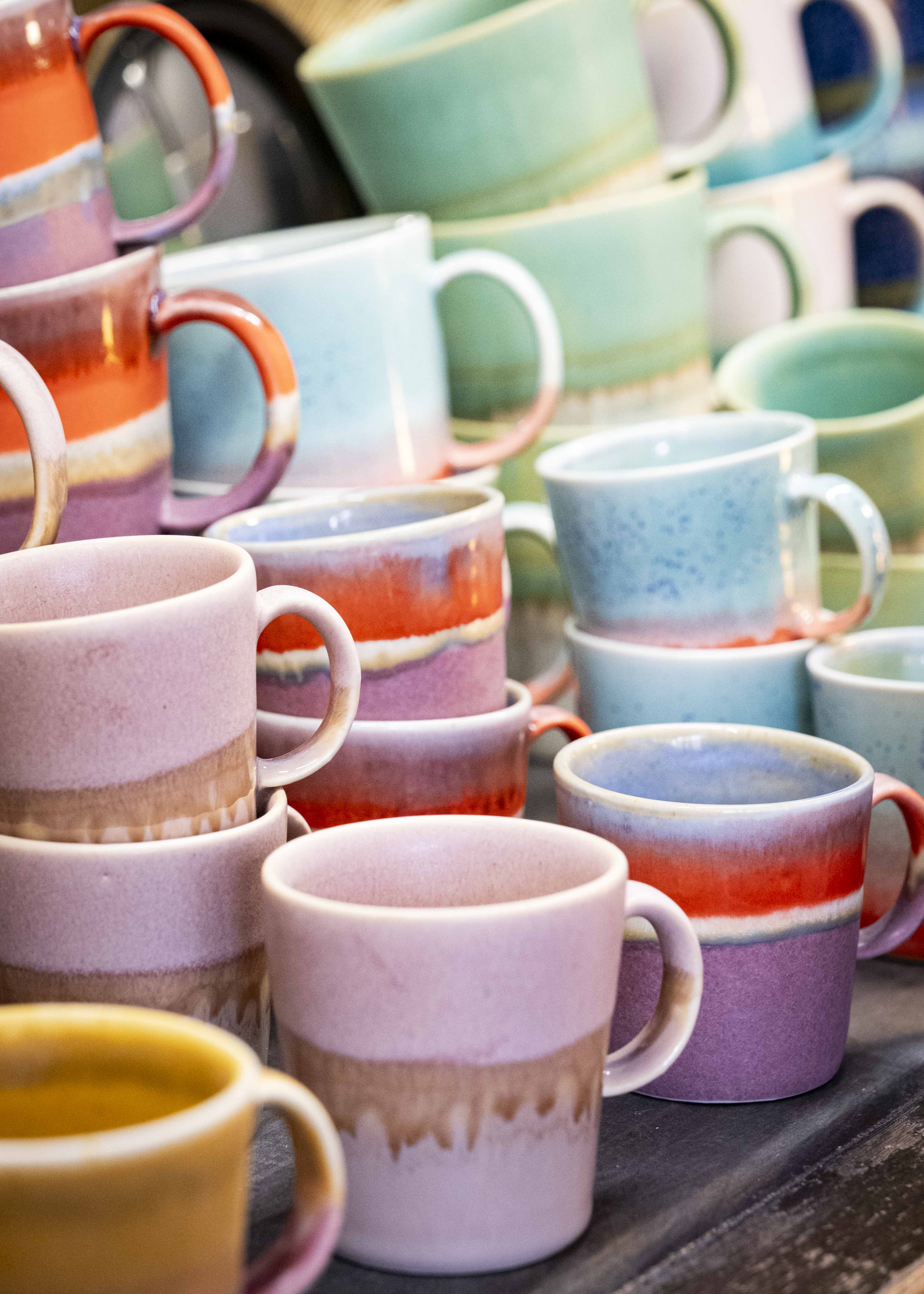 Tasse expresso bicolore - Cury, orange