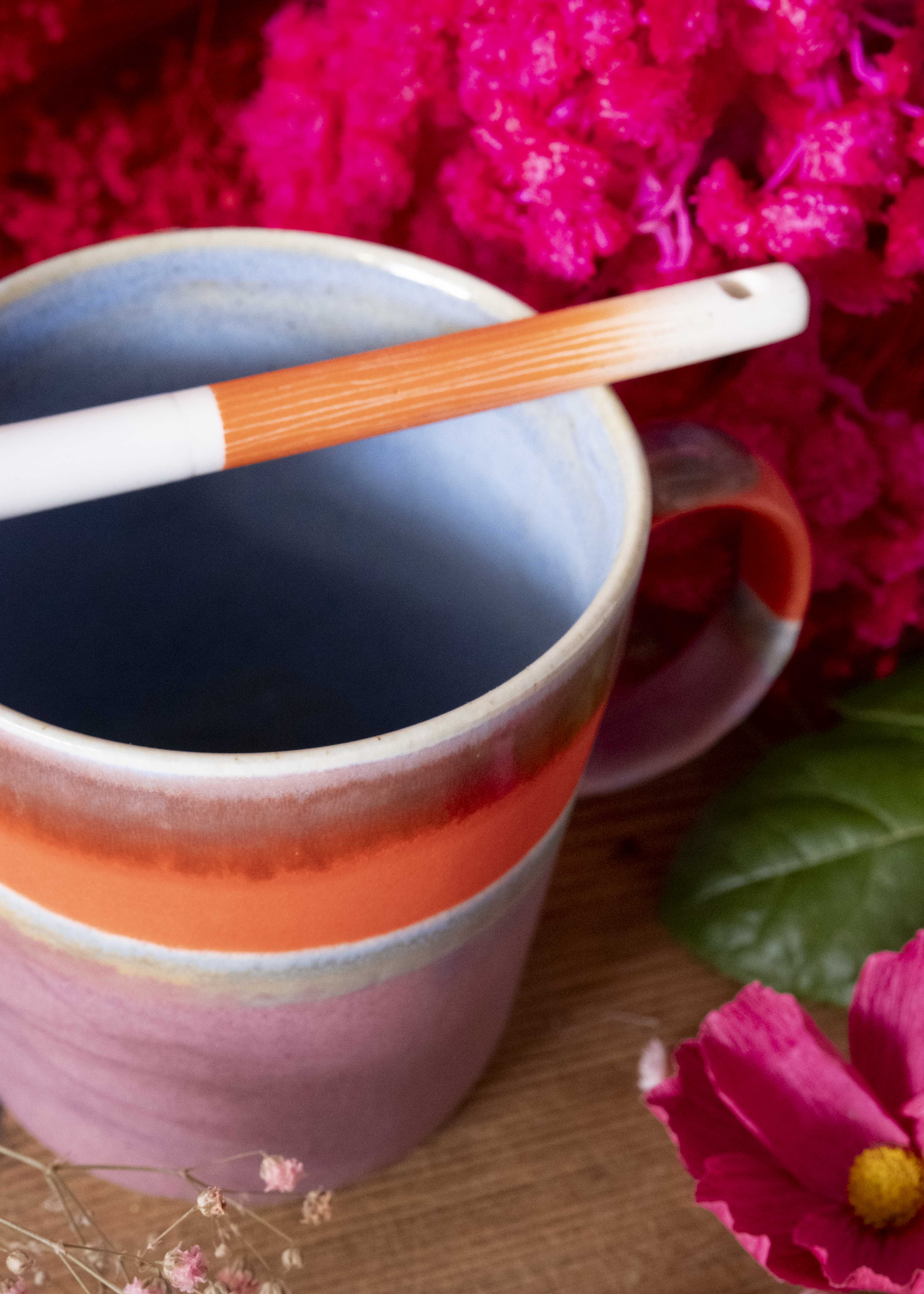 Mug bicolore - Rouge, violet