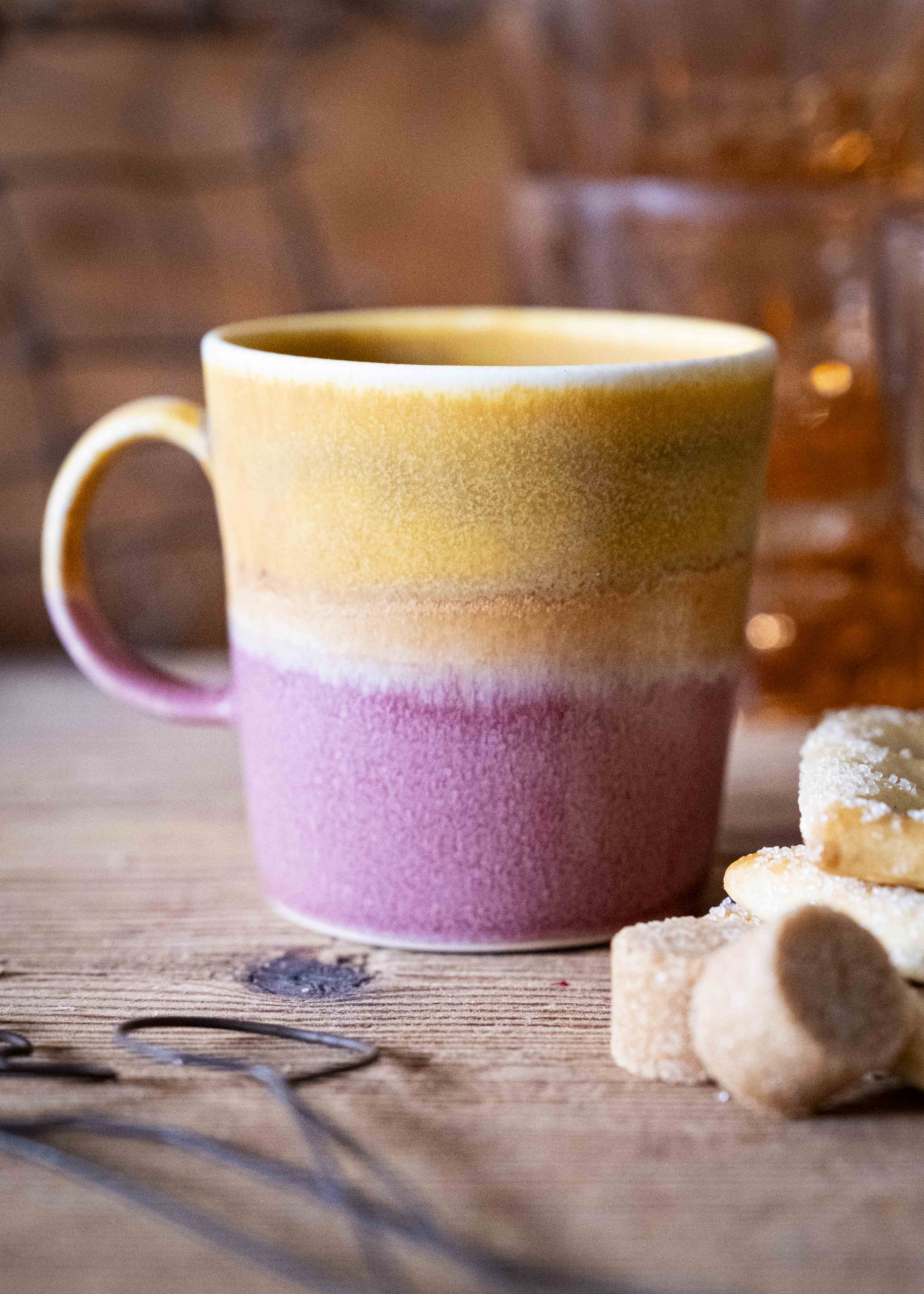 Tasse expresso bicolore - Cury, violet