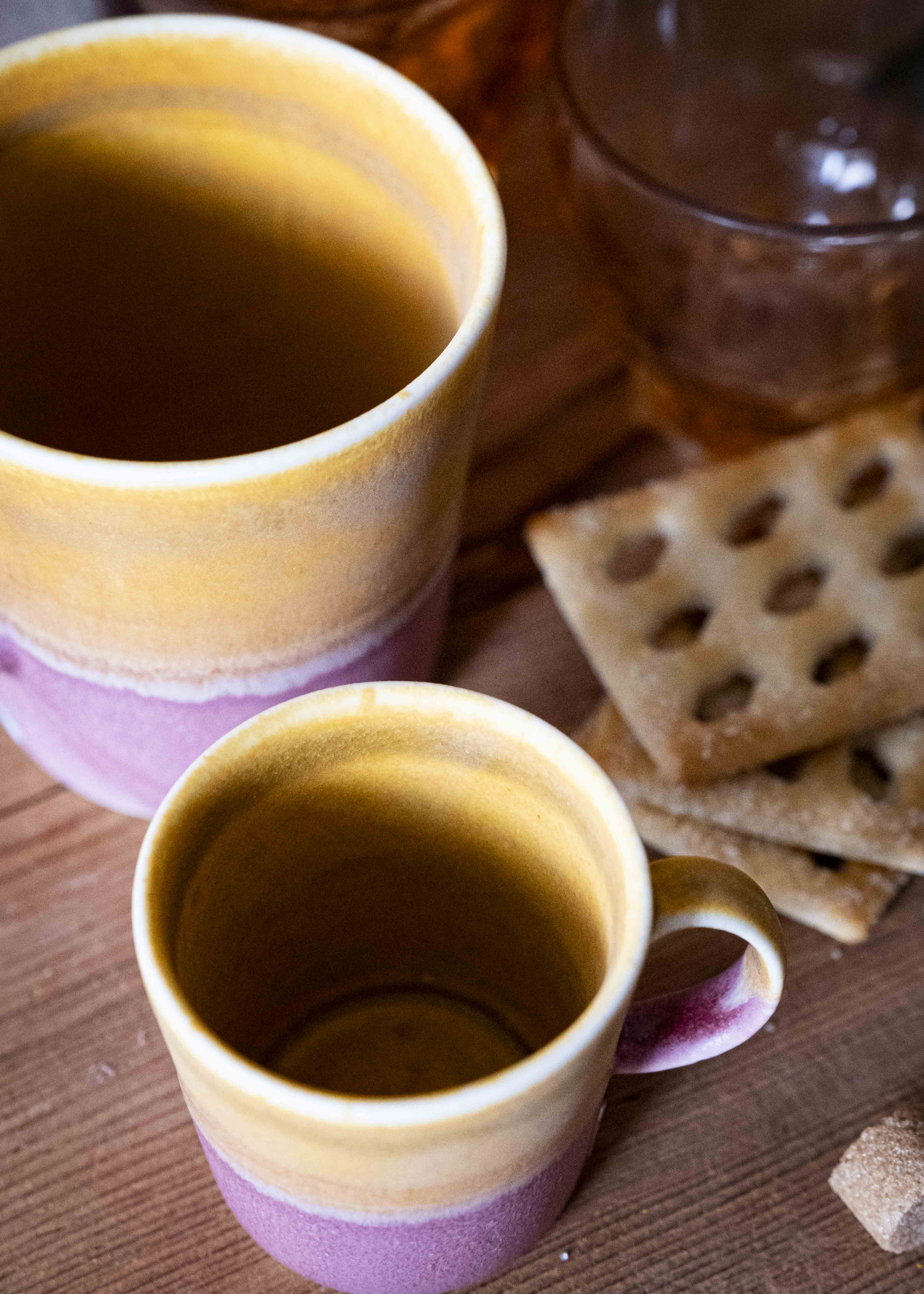 Tasse expresso bicolore - Cury, violet