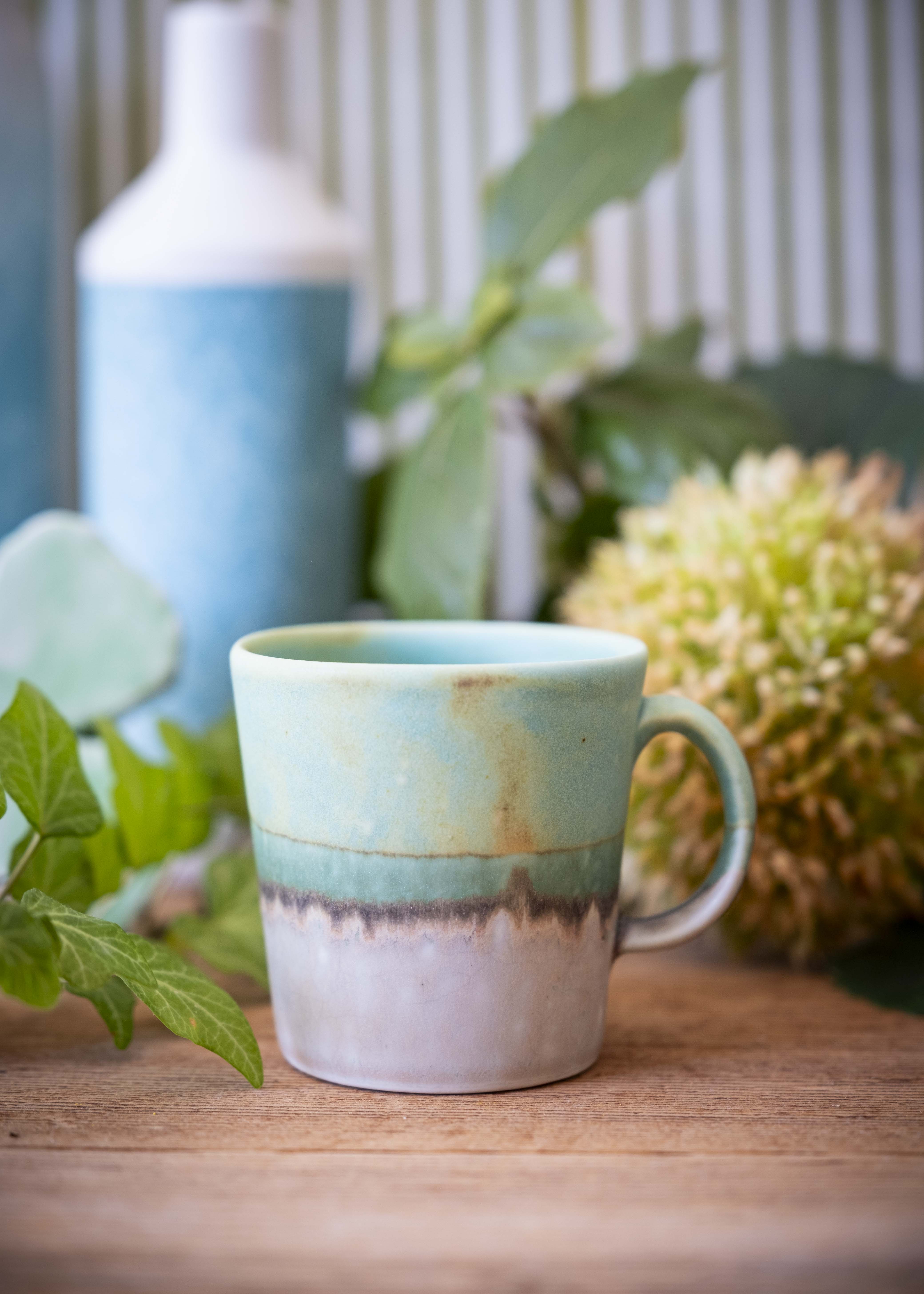 Tasse expresso bicolore - Vert, vert clair