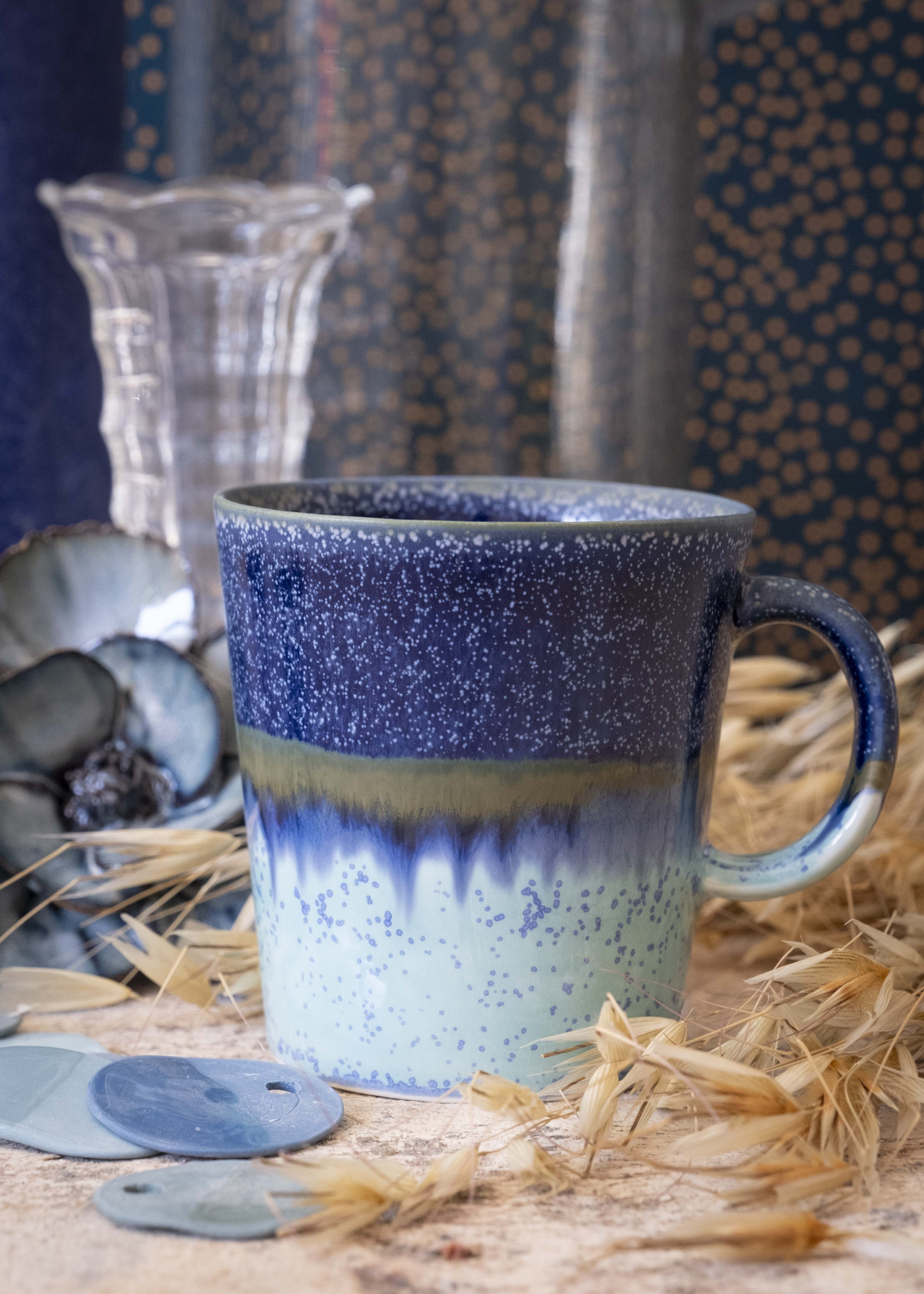 Mug bicolore - Bleu nuit, bleu ciel