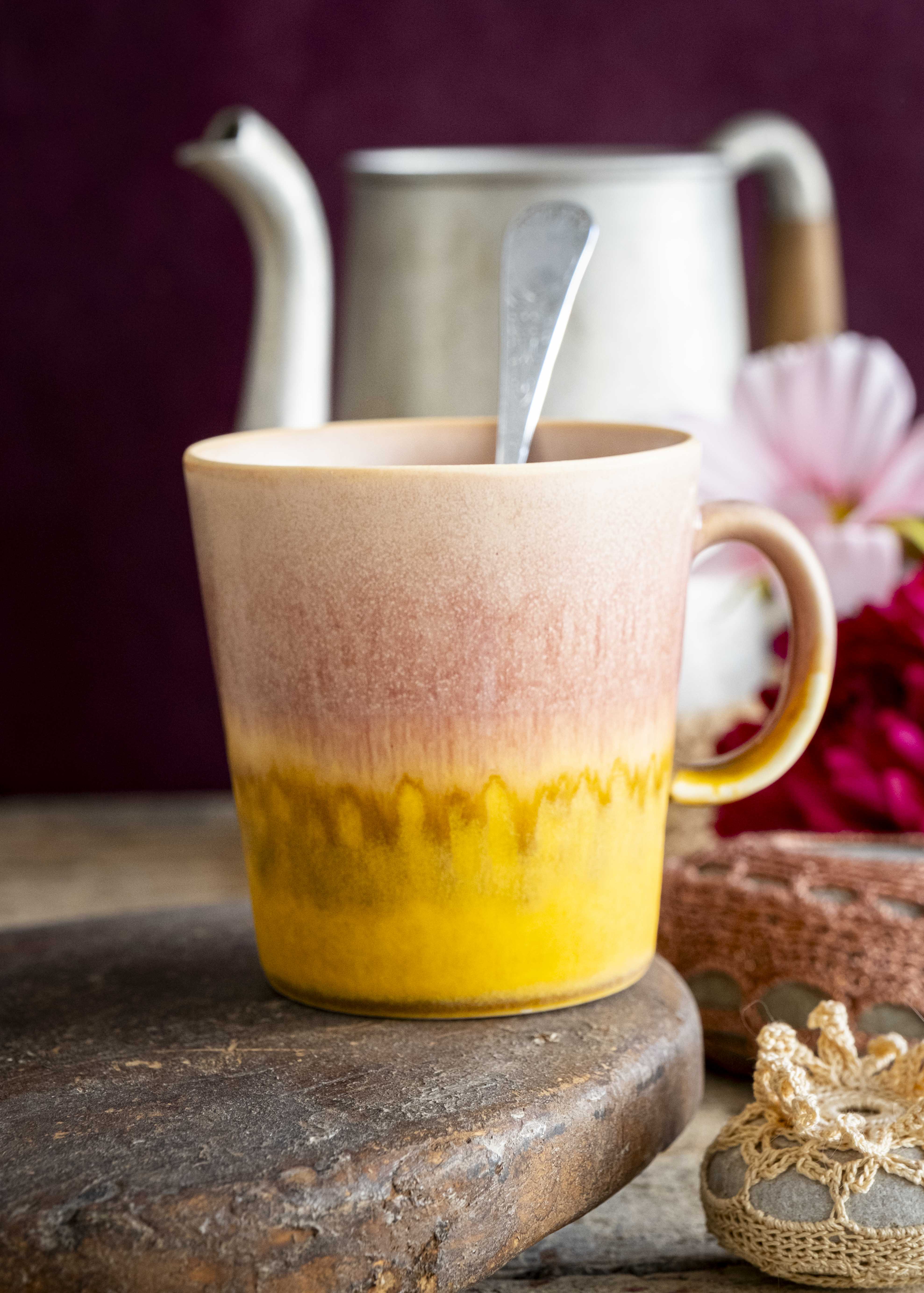 Mug bicolore - Cury, parme