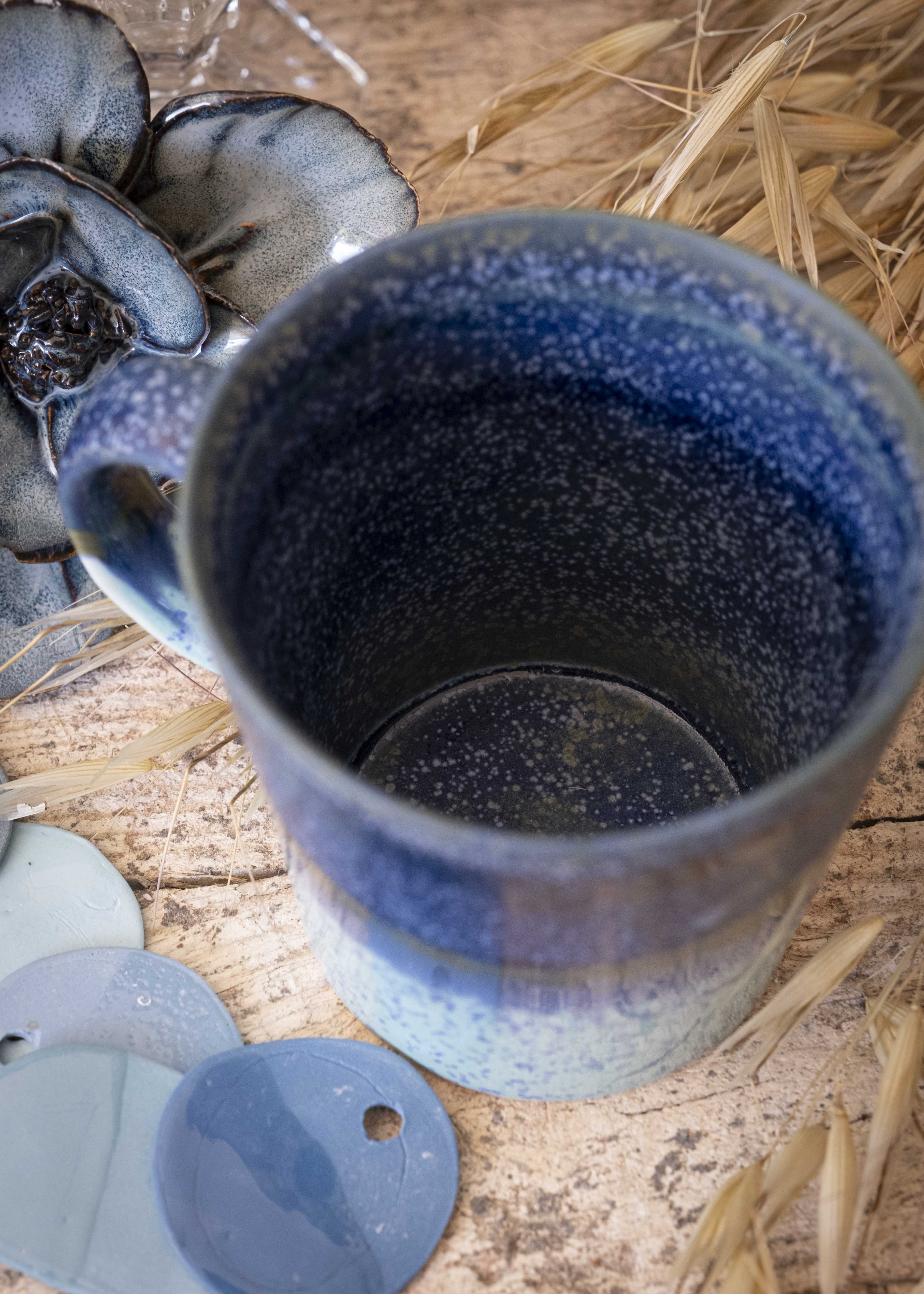 Mug bicolore - Bleu nuit, bleu ciel